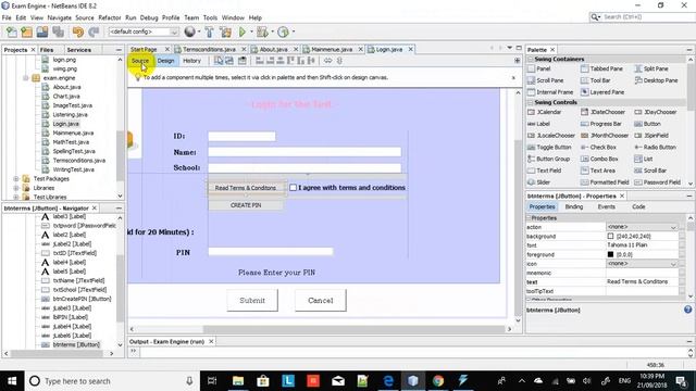 Exam Application Development Java Project смотреть онлайн