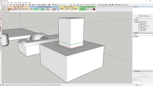 Modeling Rounded Shapes with RoundCorner in SketchUp - Examples - SketchUp Plugin Tutorial смотреть онлайн