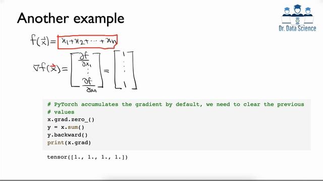 Dive Into Deep Learning, Lecture 2: PyTorch Automatic Differentiation (torch.autograd and backward) смотреть онлайн
