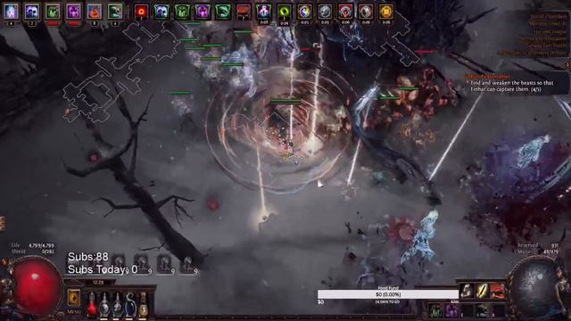 [Path of Exile] TIER 18 FRACTURED 100% DELIRIOUS MAP w/ Carrion Golems in 3.11 Harvest League - 517 смотреть онлайн