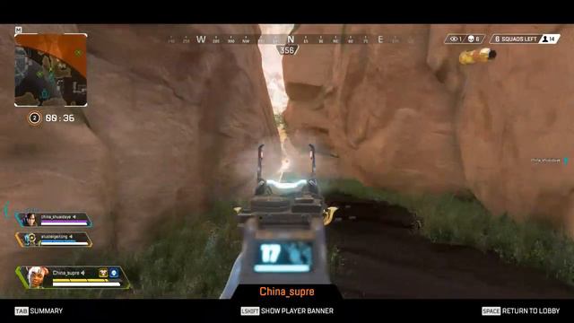 Apex Legends - Chinese player using aimbot / hack смотреть онлайн