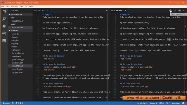 VSCode Markdown смотреть онлайн