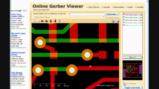 Online Gerber Viewer смотреть онлайн