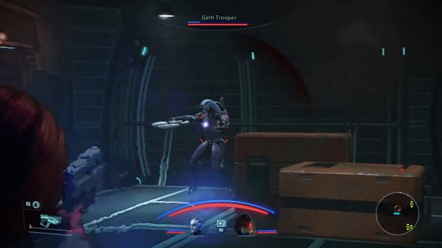 Mass Effect™ Legendary Edition: She's Surrounded By Geth and Pointing A Gun At Us смотреть онлайн