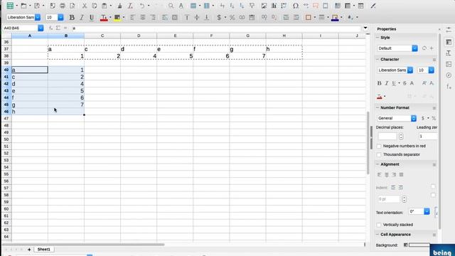 How to transpose the values of cells in #Libreoffice? смотреть онлайн