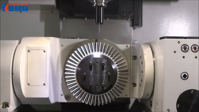 Фрезерный обрабатывающий центр Chevalier UNi5X 400. Обработка лопатки газотурбинных двигателей смотреть онлайн