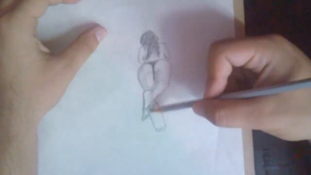 Рисуем лежащую девушку смотреть онлайн