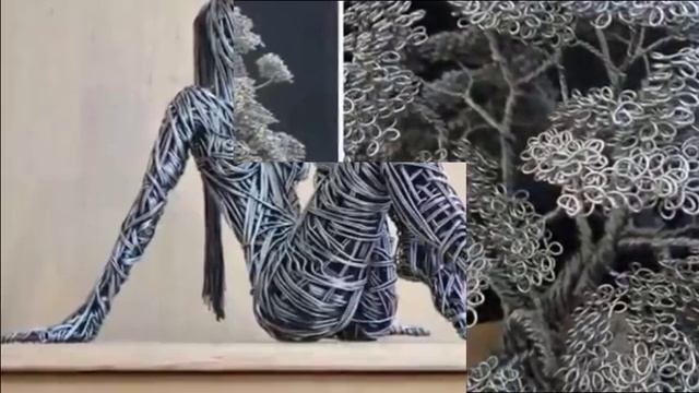 Фото интересных скульптур из проволоки смотреть онлайн