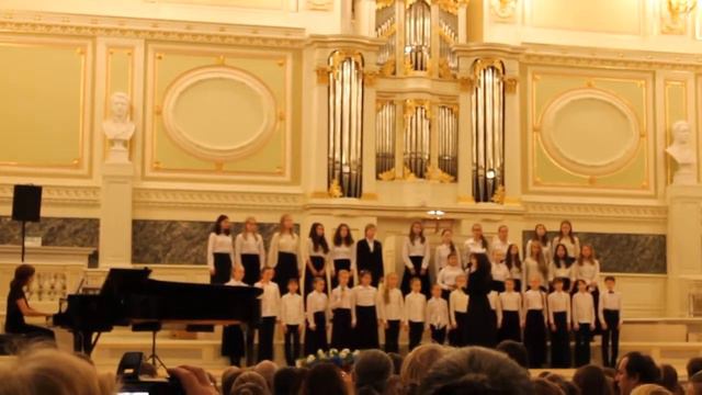 Выступление хора старших классов СПб ДШИ им. С.В. Рахманинова смотреть онлайн