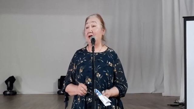 Выступает Августина Гаврильева руководитель объединения "Ньургуьун" на якутском языке 15.04.2022 г смотреть онлайн