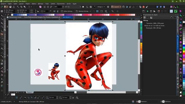 Como Redimensionar Imagens Sem Perder a Qualidade CorelDRAW 2017 Segredos Revelados смотреть онлайн