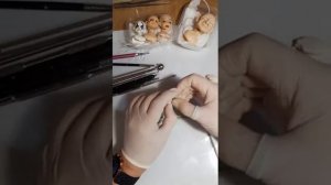 лепка кукольного лица улыбка (1 часть)