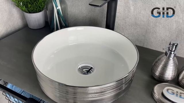 Цветная раковина для ванной Gid D1357h131 смотреть онлайн