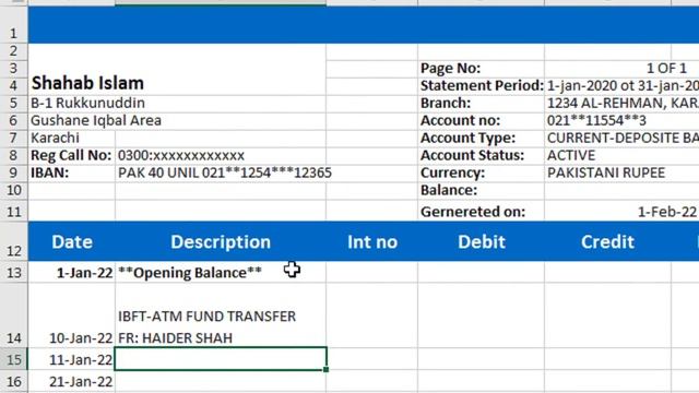 how to calculate balance from debit and credit | debit credit balance sheet excel смотреть онлайн