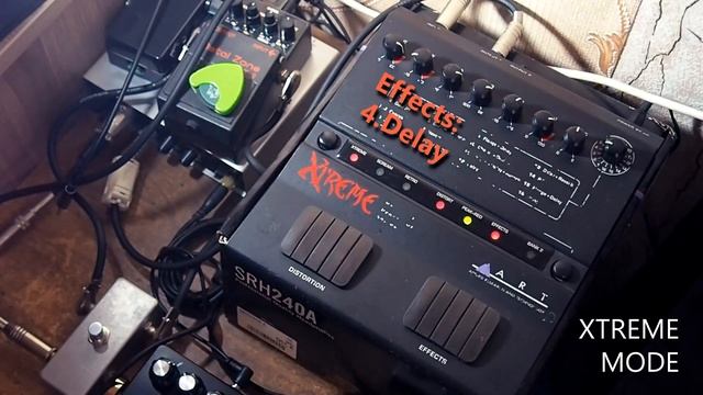 Vintage guitar effect processor ART Xtreme (soundcheck) // Процессор эффектов из 80-х ART Xtreme смотреть онлайн