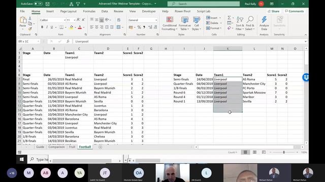 Excel Office Hour 29 - Advanced Filter - The best way to copy & filter data using VBA by Paul Kelly смотреть онлайн