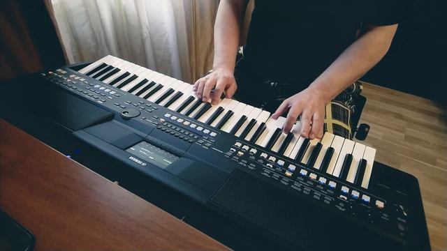 На белом покрывале января / Олег Хромов / Cинтезатор Yamaha PSR-SX600 смотреть онлайн