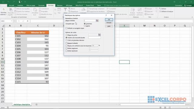 [ FORMATION ]Excel: 44 -Comment analyser les données à l'aide de statistiques descriptives смотреть онлайн