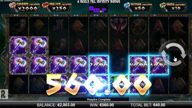 $4000 BONUS BUYS!! THOR INFINITY REELS! смотреть онлайн