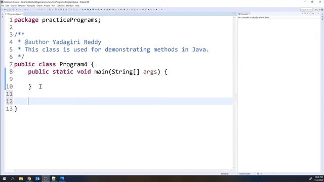 P16 - Methods in Java | Core Java | смотреть онлайн