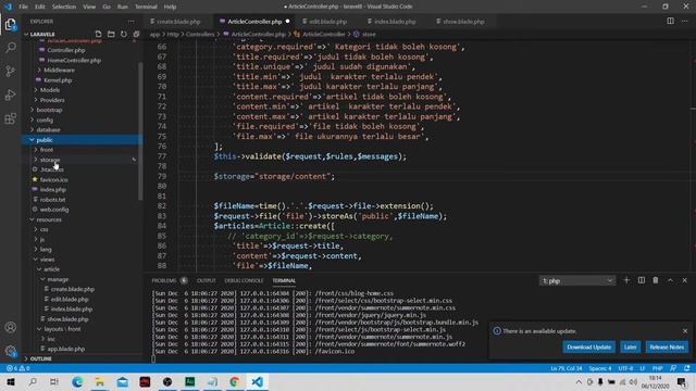 Text Editor dan Upload File dengan Summernote pada Laravel 8 | laravel part8 смотреть онлайн