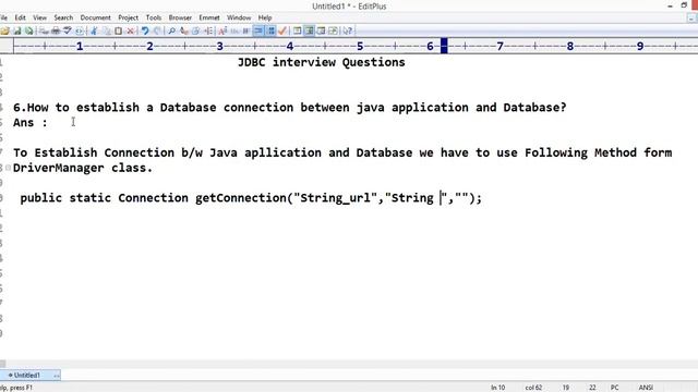 6 How to establish a Database connection between java application and Database смотреть онлайн