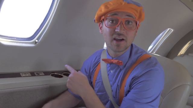 Blippi Flies in a Private Jet | Airplanes for Kids with The Airplane Song смотреть онлайн