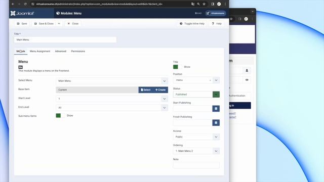 How to create a Joomla!4 second Menu line in the Main Menu смотреть онлайн