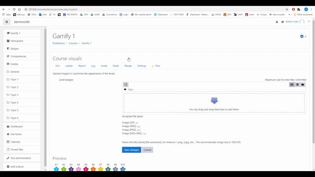 Moodle and Gamification - The Level Up Plugin - Settings смотреть онлайн