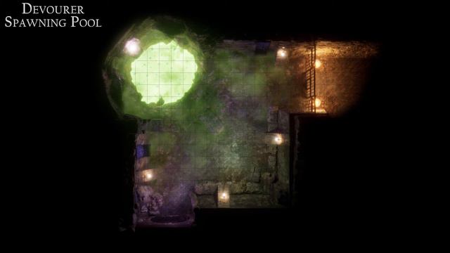 Xanathar's Lair | Map-pack 4 | Animated Dungeon смотреть онлайн