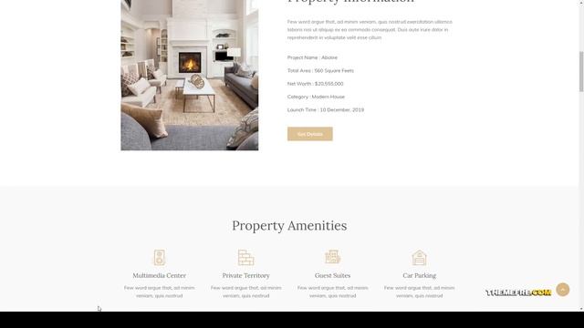 Abolire - Single Property WordPress Theme modern listing Asuka смотреть онлайн