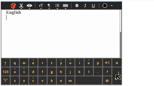 OLPC Sugar Port Of The MeeGo Multilingual Virtual Keyboard