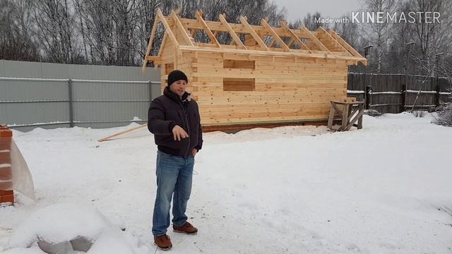 Строительство бани из бруса. смотреть онлайн