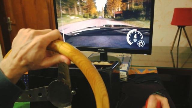 Самодельный руль для компьютера смотреть онлайн