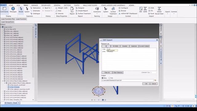 AVEVA E3D - Export from Model Module to Autocad смотреть онлайн