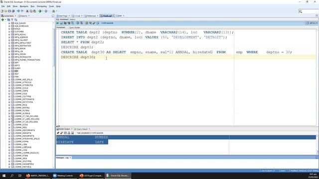 SQL Oracle Lesson 10 смотреть онлайн