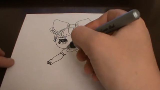 Как нарисовать куклу ЛОЛ Мисс Алиса. How to Draw LOL Surprise смотреть онлайн