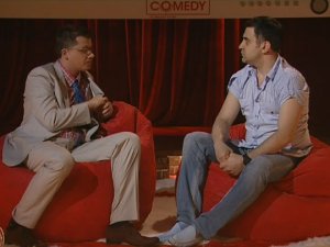 Гарик Харламов и Гарик Мартиросян - Интервью Ларри Кинга и Андрея Аршавина