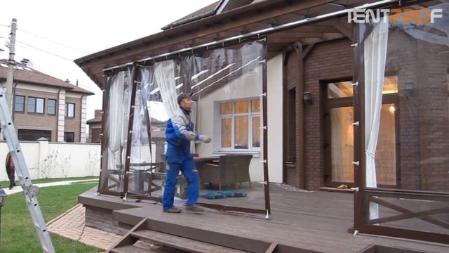 Уличные шторы для беседок и веранд: Мягкие окна для террассы смотреть онлайн