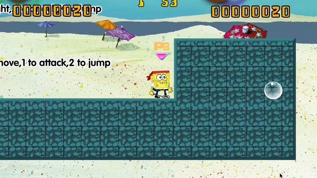 Игры Губка Бoб для двоих (Spongebob Rescue Troops) смотреть онлайн