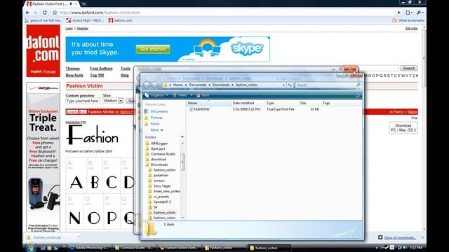 How to Download and Use fonts in Photoshop смотреть онлайн