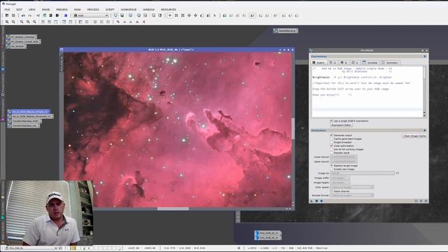Add Ha to an RGB Image using Pixelmath смотреть онлайн