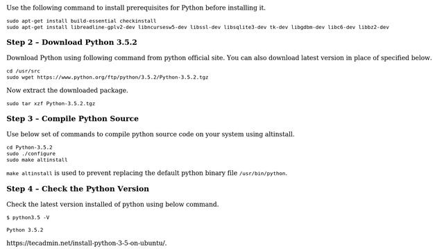 Ubuntu: How do I install a different Python version using apt-get? смотреть онлайн
