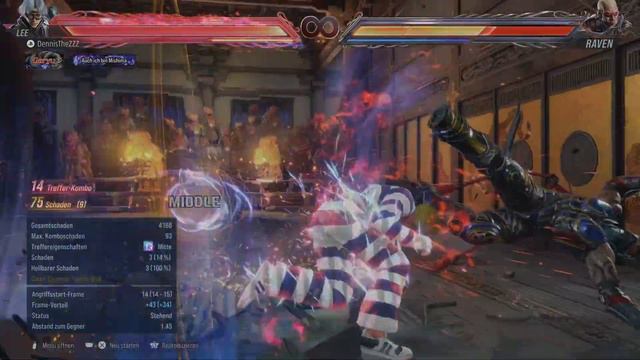 Tekken 8 Lee Knee Drive Throw Triple Wall Break [93 damage] смотреть онлайн