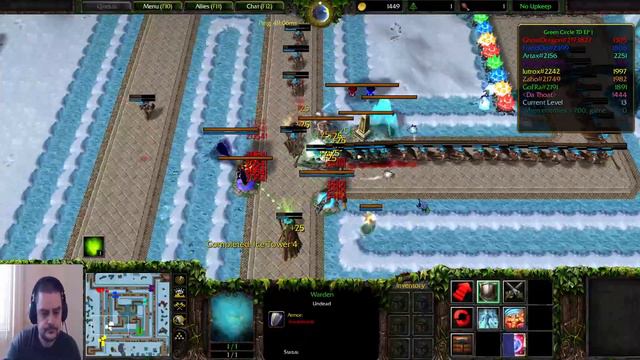 Warcraft 3 Green Circle TD Ep1 Xmas #2 - Wasting money really? смотреть онлайн
