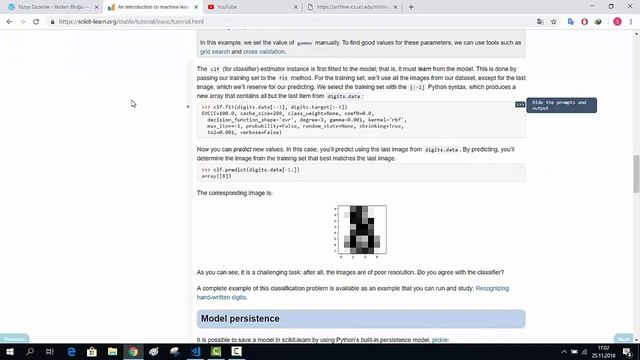 Scikit-Learn Example (Classification) смотреть онлайн