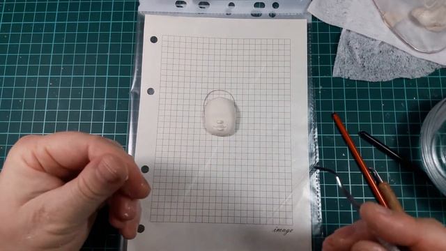 Мастер класс. Лепка кукольного личика, для сувенирной куклы. Часть 1 DIY spun cotton toy смотреть онлайн