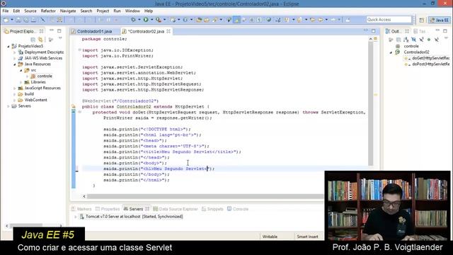 Java EE #5 - Como Criar e Acessar um Servlet смотреть онлайн
