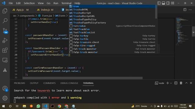 #3 How to create Password Validation React Js - [ Code With Googler ] смотреть онлайн