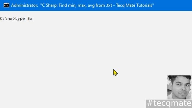 ✔ C Sharp File IO⚡ Find min, max & avg of numbers from .txt file ? Tecq Mate Tutorials ✌ смотреть онлайн